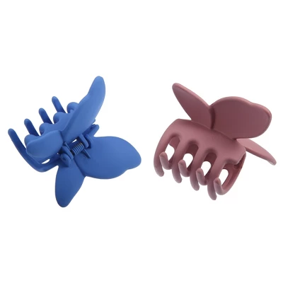 Unique Bargains 6 Pcs Butterfly Claw Clip Hair Clips Hair Accessories For Women And Girls Multicolor 2 Unique Bargains 6 Pcs Butterfly Claw Clip Hair Clips Hair Accessories For Women And Girls Multicolor - Image 2