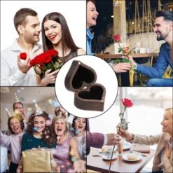 Unique Bargains Heart Shaped Wooden Ring Boxes Jewelry Storage -UNIQUE BARGAIN Shop GUEST ce9f887e 14ac 457d 9879 f5dbb9de1ae8