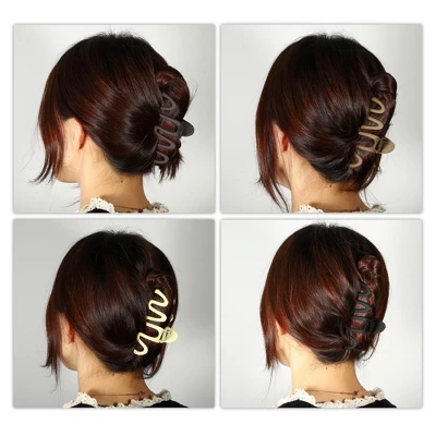 Unique Bargains Women's Metal Hair Claws 4.09"x2.13"x1.02" 1Pc 5 Unique Bargains Women's Metal Hair Claws 4.09"x2.13"x1.02" 1Pc - Image 5