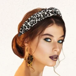 Unique Bargains Women's Leopard Pattern Knotted Headband 1 Pc White Black -UNIQUE BARGAIN Shop GUEST cf1812fa 3112 467b ba14 afc5c4cdc106