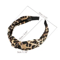 Unique Bargains Women's Leopard Pattern Knotted Headband 1 Pc Brown -UNIQUE BARGAIN Shop GUEST cf1f837d b01b 4522 b84f 562d70d68a08