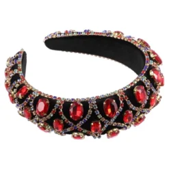 Unique Bargains Women's Bling Rhinestone Faux Crystal Padded Headband 1.57 Inch Wide 1 Pc -UNIQUE BARGAIN Shop GUEST cf4127a9 a0fd 4ee3 baf2 8723ab3f96cf