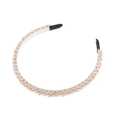 Unique Bargains Women's Faux Crystal Headband 0.59" Wide 1Pc 8 Unique Bargains Women's Faux Crystal Headband 0.59" Wide 1Pc - Image 8