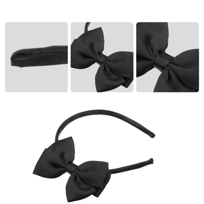 Unique Bargains Bow Headband Fashion Cute Polyester Hairband For Teenager 5.9x4.4 Inch 2 Unique Bargains Bow Headband Fashion Cute Polyester Hairband For Teenager 5.9x4.4 Inch - Image 2