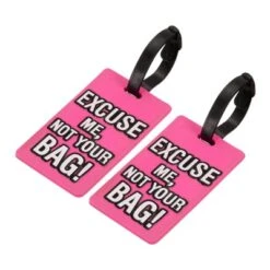 Unique Bargains PVC Adjustable Strap Backpack Travel ID Luggage Tags 2 Pcs -UNIQUE BARGAIN Shop GUEST d0a4a3d2 0cd8 4215 9043 4cac9ede1066