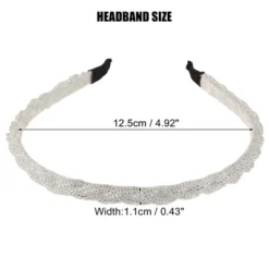 Unique Bargains Women's Beaded Hair Hoop Headband Accessories Hairband 0.43 Inch Wide 1 Pc -UNIQUE BARGAIN Shop GUEST d17d8a6d 1eb8 4fbf ac69 b41c3bf83a59