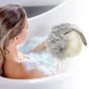 Unique Bargains Bath Shower Body Puffs Loofah Sponge 4.72"x5.12" 1 Pc