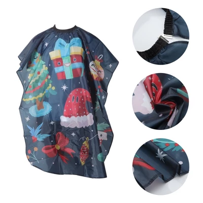 Unique Bargains Kid's Santa Hat Hair Cut Barber Cape 1 Pc 2 Unique Bargains Kid's Santa Hat Hair Cut Barber Cape 1 Pc - Image 2