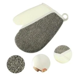 Unique Bargains Bath Shower Gloves 8.66"x7.09" White 1 Pc -UNIQUE BARGAIN Shop GUEST d38b4e40 2f53 4eaa 9a4c 16d10b765ad3