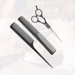 Unique Bargains Adjustable Hair Cutting Scissors Silver Tone Black 1 Set -UNIQUE BARGAIN Shop GUEST d59c4c17 805c 418b a602 e902082ca3d7
