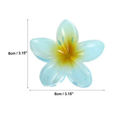 Unique Bargains Girls Claw Hair Clips Flower Shape Hair Accessories Pink Purple Blue Yellow 4 Pcs 1 Unique Bargains Girls Claw Hair Clips Flower Shape Hair Accessories Pink Purple Blue Yellow 4 Pcs