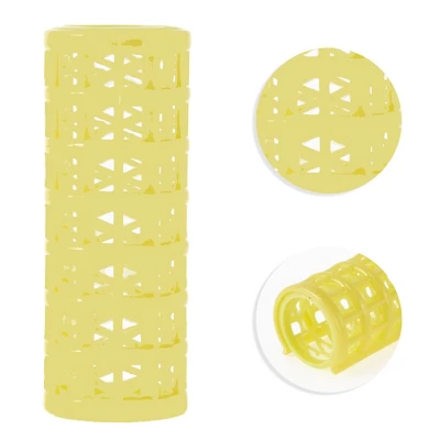 Unique Bargains Women's Heatless Voluminous Hair Roller 2.76"x0.98" Yellow 12 Pcs 2 Unique Bargains Women's Heatless Voluminous Hair Roller 2.76"x0.98" Yellow 12 Pcs - Image 2