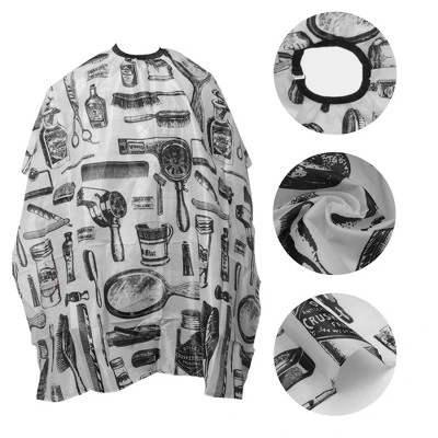 Unique Bargains Fashion Hair Cutting Cape With Brush 55.12"x46.06" 1 Set 2 Unique Bargains Fashion Hair Cutting Cape With Brush 55.12"x46.06" 1 Set - Image 2