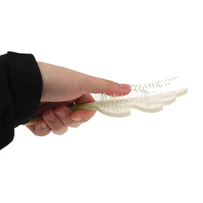 Unique Bargains Solid Flame Hollow Comb Hair Brush 1 Pc 3 Unique Bargains Solid Flame Hollow Comb Hair Brush 1 Pc - Image 3