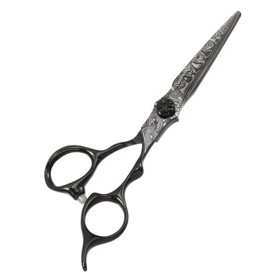 Unique Bargains Stainless Steel Hair Cutting Scissors Black 1 Pc 4 Unique Bargains Stainless Steel Hair Cutting Scissors Black 1 Pc - Image 4