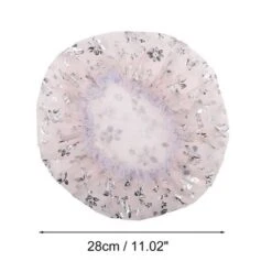 Unique Bargains Women's Double Layer Cap Light Pink 1 Pc