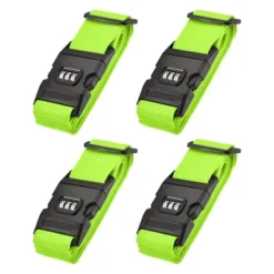 Unique Bargains Adjustable Travel Packing Suitcase Belts With Buckle Combination Lock 4 Pcs -UNIQUE BARGAIN Shop GUEST d9c26284 d5f4 46b8 b8f0 4130f220a78a