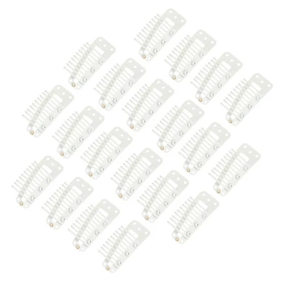 Unique Bargains 10-Teeth Snap Wig Hair Clips 20 Pcs 5 Unique Bargains 10-Teeth Snap Wig Hair Clips 20 Pcs - Image 5