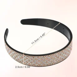 Unique Bargains Women's No Slip Rhinestone Wide-brimmed Headband 4.45"x0.98" Champagne 1 Pc -UNIQUE BARGAIN Shop GUEST da5cb132 0efb 49c1 b0a9 e41b4054c219