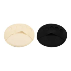 Unique Bargains Soft Fabric Breathable Five Toes Forefoot Pads For Women 2 Colors Black Beige 4 Pairs -UNIQUE BARGAIN Shop GUEST da78cd27 f02e 40c4 a1db 9b8907da109c