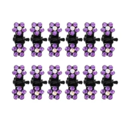 Unique Bargains Girl's Metal Rhinestone Mini Floral Hair Claw Clip 12 Pcs -UNIQUE BARGAIN Shop GUEST dbdba1c8 f7d4 41bf 8bfa b07a9b3cc2ac