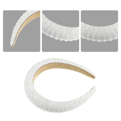 Unique Bargains Crystal Headband Rhinestone Hairband For Women 1.2 Inch Wide 1Pcs 2 Unique Bargains Crystal Headband Rhinestone Hairband For Women 1.2 Inch Wide 1Pcs - Image 2