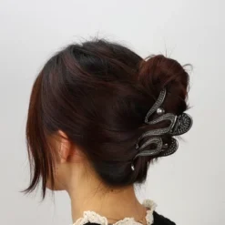 Unique Bargains Women's Metal Hair Claws 5.47"x2.32"x1.61" 1Pc