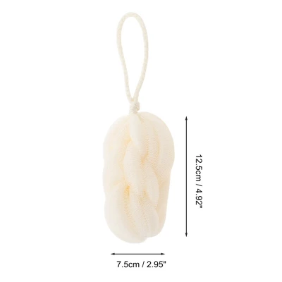 Unique Bargains Twisted Dough Shaped Bath Shower Loofah Sponge 1 Pc 1 Unique Bargains Twisted Dough Shaped Bath Shower Loofah Sponge 1 Pc