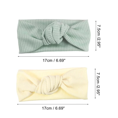 Unique Bargains Girl's Adorable Breathable Stripe Headbands 6.69"x2.95" 2 Pcs 3 Unique Bargains Girl's Adorable Breathable Stripe Headbands 6.69"x2.95" 2 Pcs - Image 3