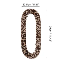 Unique Bargains Women's Small Leopard Print Hair Rollers 11.42"x5.31" Brown 1pc -UNIQUE BARGAIN Shop GUEST ddee5d7c 6746 4eda adf5 073d37b73a24