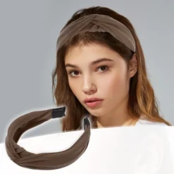 Unique Bargains Women's Knot Headband Hairband 1.2" Wide