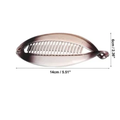 Unique Bargains Women's Hair Accessories Interlocking Ponytail Banana Clip