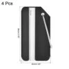 Unique Bargains Aluminium Lightweight Identifier Card Travel Luggage Tags 4 Pcs