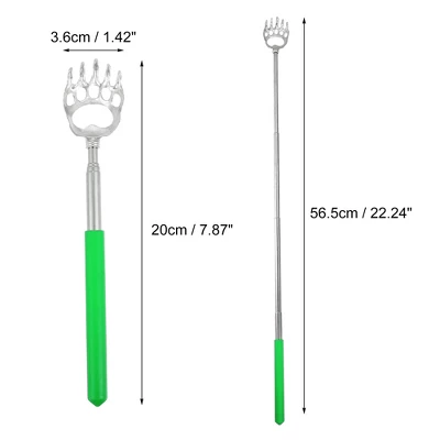 Unique Bargains Extendable Bear Claw Stainless Steel Back Scratcher For Men And Women 3 Unique Bargains Extendable Bear Claw Stainless Steel Back Scratcher For Men And Women - Image 3