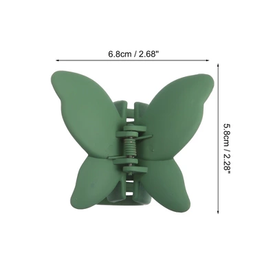 Unique Bargains 12 Pcs Butterfly Claw Clip Hair Clips Hair Accessories For Women Multicolor 3 Unique Bargains 12 Pcs Butterfly Claw Clip Hair Clips Hair Accessories For Women Multicolor - Image 3