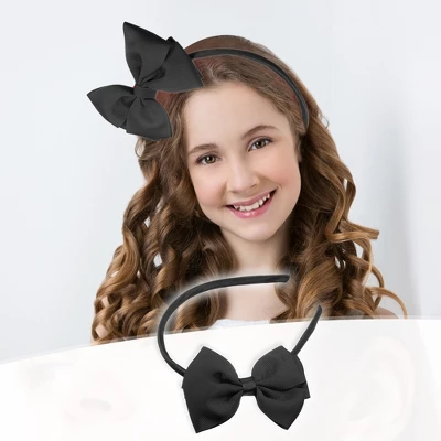 Unique Bargains Bow Headband Fashion Cute Polyester Hairband For Teenager 5.9x4.4 Inch 1 Unique Bargains Bow Headband Fashion Cute Polyester Hairband For Teenager 5.9x4.4 Inch