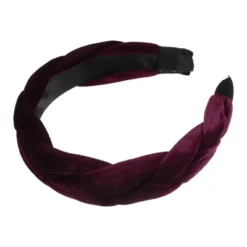 Unique Bargains Women's Thick Braided Velvet Headband Hairband Accessories 1.2 Inch Wide 1 Pc -UNIQUE BARGAIN Shop GUEST e040a9a8 ae9b 47b8 83a1 004c14b0898c