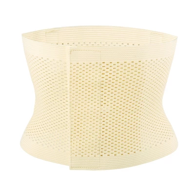 Unique Bargains Mesh Breathable Postpartum Belly Abdominal Shaping Belt Waist Wrapping Shaper Cincher Corset Shapewear Beige L 5 Unique Bargains Mesh Breathable Postpartum Belly Abdominal Shaping Belt Waist Wrapping Shaper Cincher Corset Shapewear Beige L - Image 5