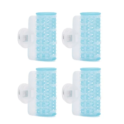 Unique Bargains Women's Heatless Voluminous Hair Roller 2.72"x2.17" White Blue 4pcs 4 Unique Bargains Women's Heatless Voluminous Hair Roller 2.72"x2.17" White Blue 4pcs - Image 4