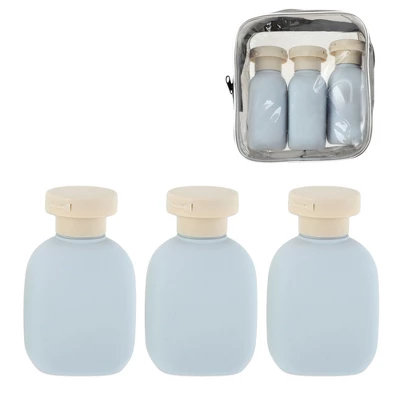 Unique Bargains Refillable Flip Cap Travel Container Set 100ml 3Pcs 6 Unique Bargains Refillable Flip Cap Travel Container Set 100ml 3Pcs - Image 6