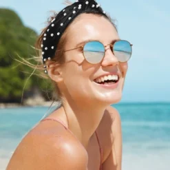 Unique Bargains Women's Velvet Faux Pearl Knotted Headband 1 Pc