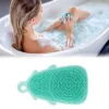 Unique Bargains Cartoon Crocodile Bath Brush Sky Blue 1 Pc