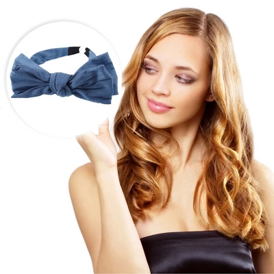 Unique Bargains Women's Double Bow Knot Fashion Headband 1.34 Inch Wide 1 Pc 5 Unique Bargains Women's Double Bow Knot Fashion Headband 1.34 Inch Wide 1 Pc - Image 5