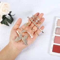 Unique Bargains Girl's Pearl Cute Style Metal Hair Clips Gold Tone 1 Set Of 5 Pcs -UNIQUE BARGAIN Shop GUEST e24dd004 d033 4f5b 83a0 191933cfcc77