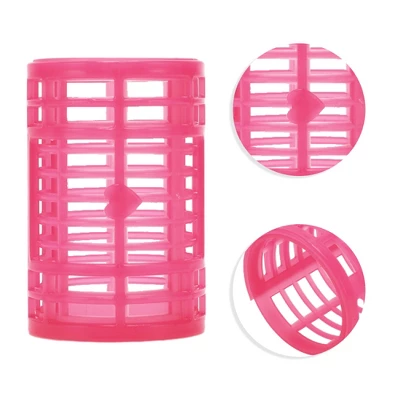 Unique Bargains Women's Heatless Voluminous Hair Roller 2.48"x1.57" Rose Red 6pcs 2 Unique Bargains Women's Heatless Voluminous Hair Roller 2.48"x1.57" Rose Red 6pcs - Image 2
