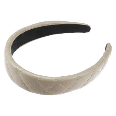 Unique Bargains Women's Checkered Pattern Padded Headband Hairband Accessories Faux Leather 1.2 Inch Wide 1 Pc 8 Unique Bargains Women's Checkered Pattern Padded Headband Hairband Accessories Faux Leather 1.2 Inch Wide 1 Pc - Image 8