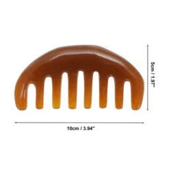 Unique Bargains Eight Tooth Head Massage Comb Brown 1 Pc