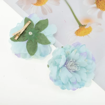 Unique Bargains Simulated Flower Hair Clip 2 Pcs 2 Unique Bargains Simulated Flower Hair Clip 2 Pcs - Image 2