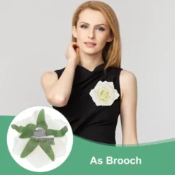 Unique Bargains Fabric Floral Wedding Party Rose Hair Clip Brooch 1 Pc -UNIQUE BARGAIN Shop GUEST e65d5da8 7a71 4081 82cd b3ab14874e8d