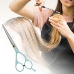 Unique Bargains Flat Shears Hair Cutting Scissors Detangling Styling Comb Set